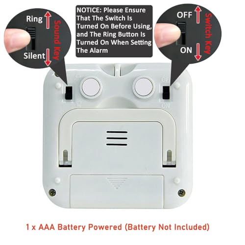 ZIBUYU® LCD Digital Timer Magnet Alarm Clock 24hs Countdown Timer Time Reminder Baking Timer with Folding Bracket Battery Powered for Kitchen Study Working Out Black X 3 ZIBUYU® LCD Digital Timer Magnet Alarm Clock 24hs Countdown Timer Time Reminder Baking Timer with Folding Bracket Battery Powered for Kitchen Study Working Out Black X 3